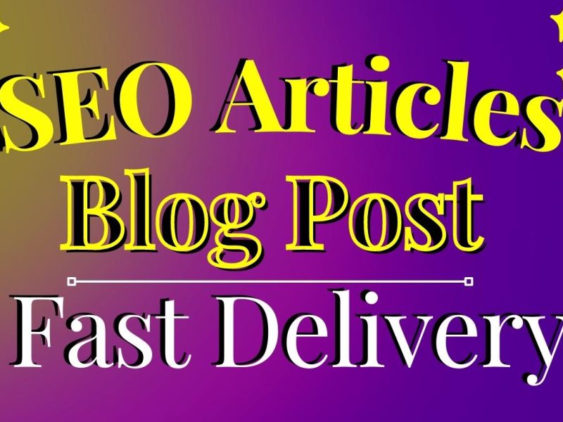 I will Write High Quality SEO Articles, Blog Posts and Website Content