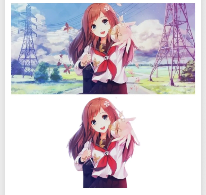 Background removing