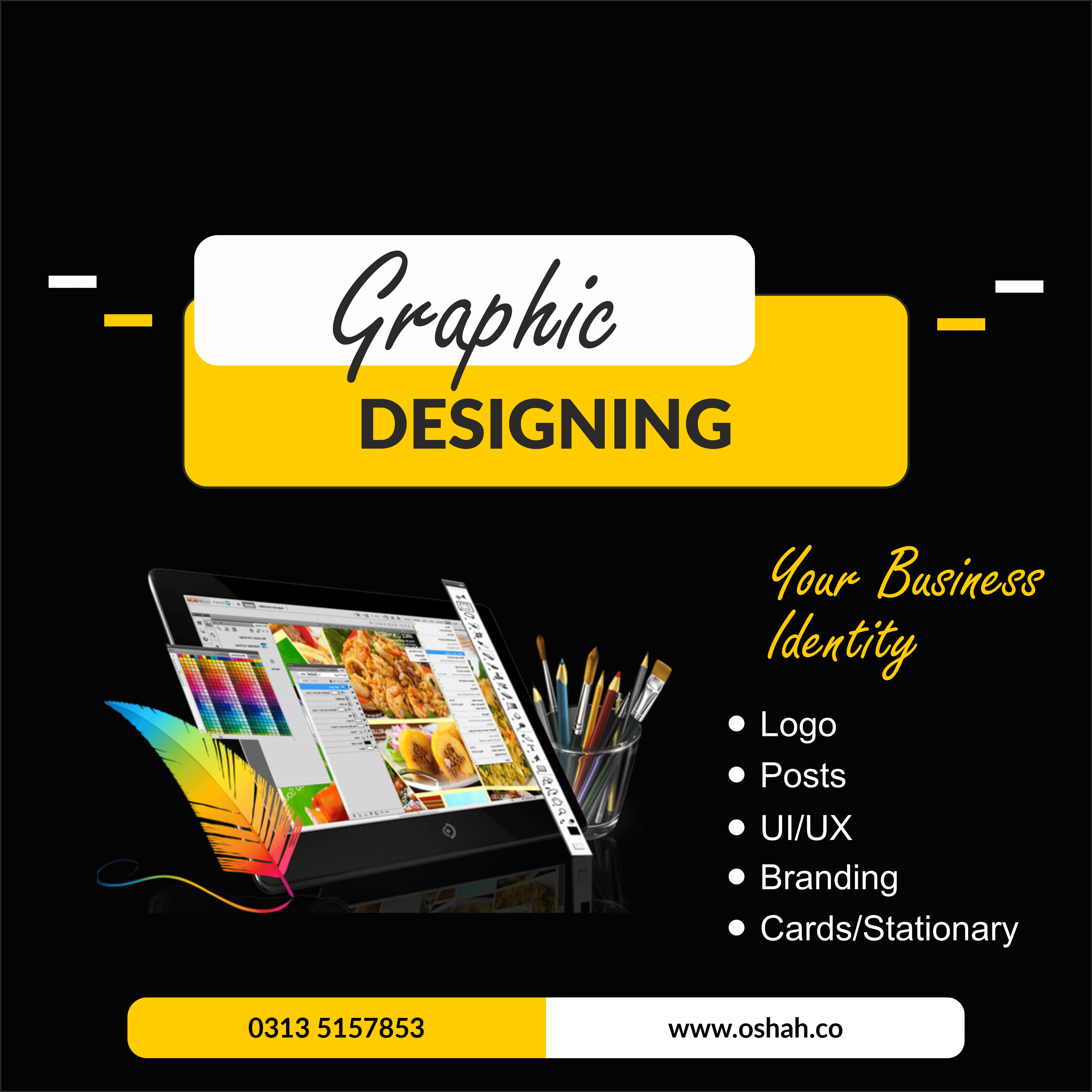 I can design a creative company profile and Graphic Designing Services