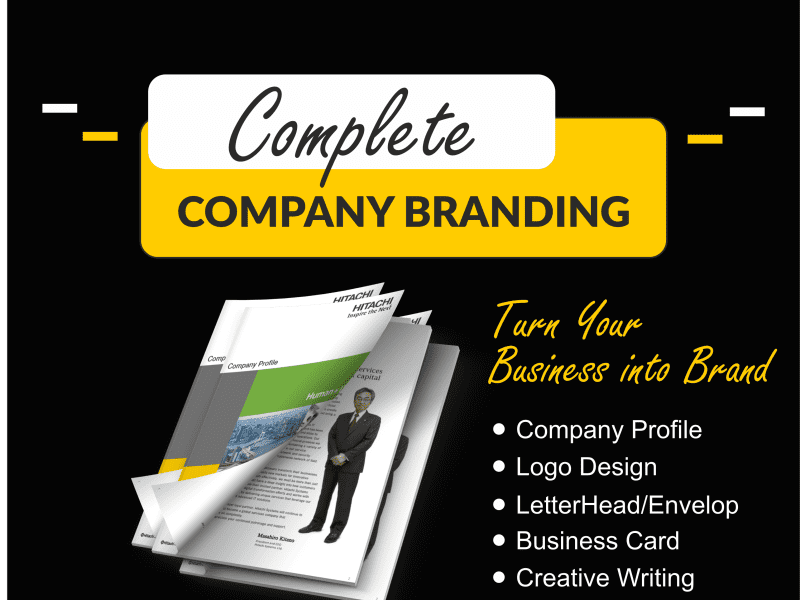 I can design a creative company profile and Graphic Designing Services
