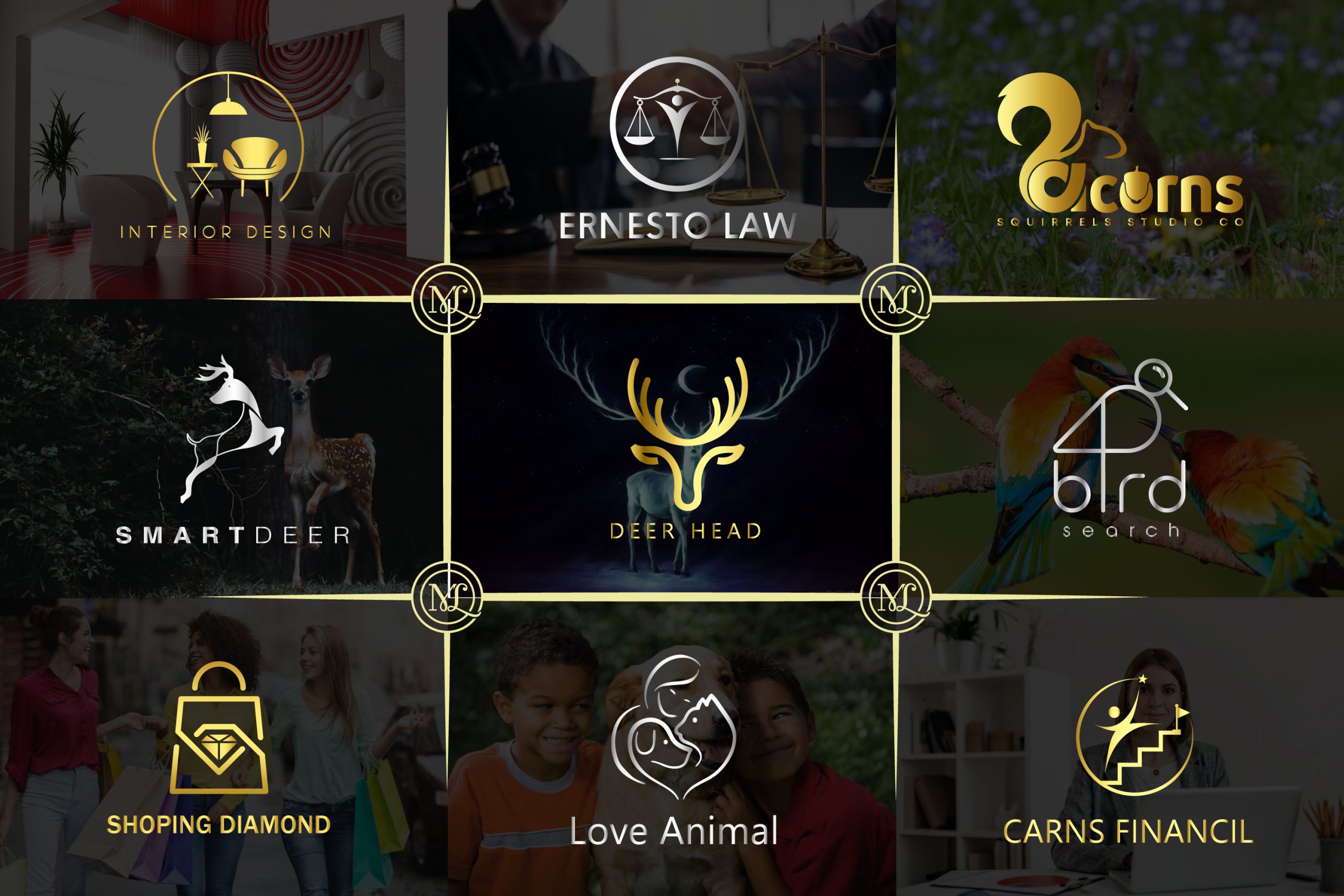 I will do modern minimalist unique and luxury business logo design
