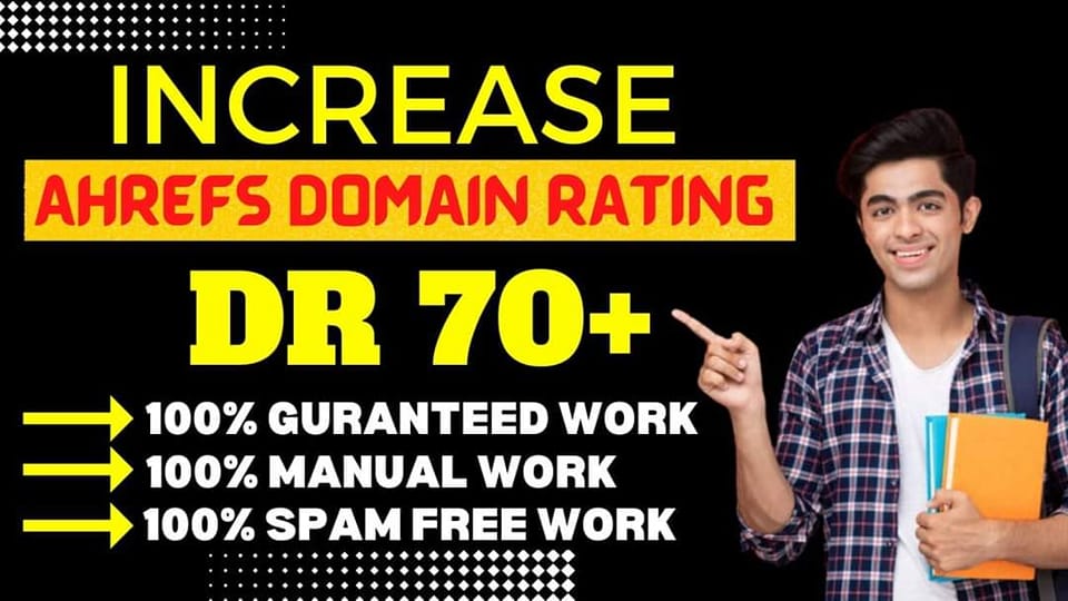 I Will Do Off page SEO for your website and increase your website DA