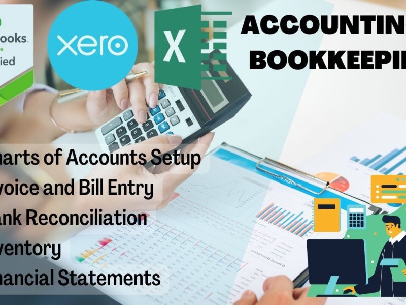 Data Entry, Accountant And Bookkeeper