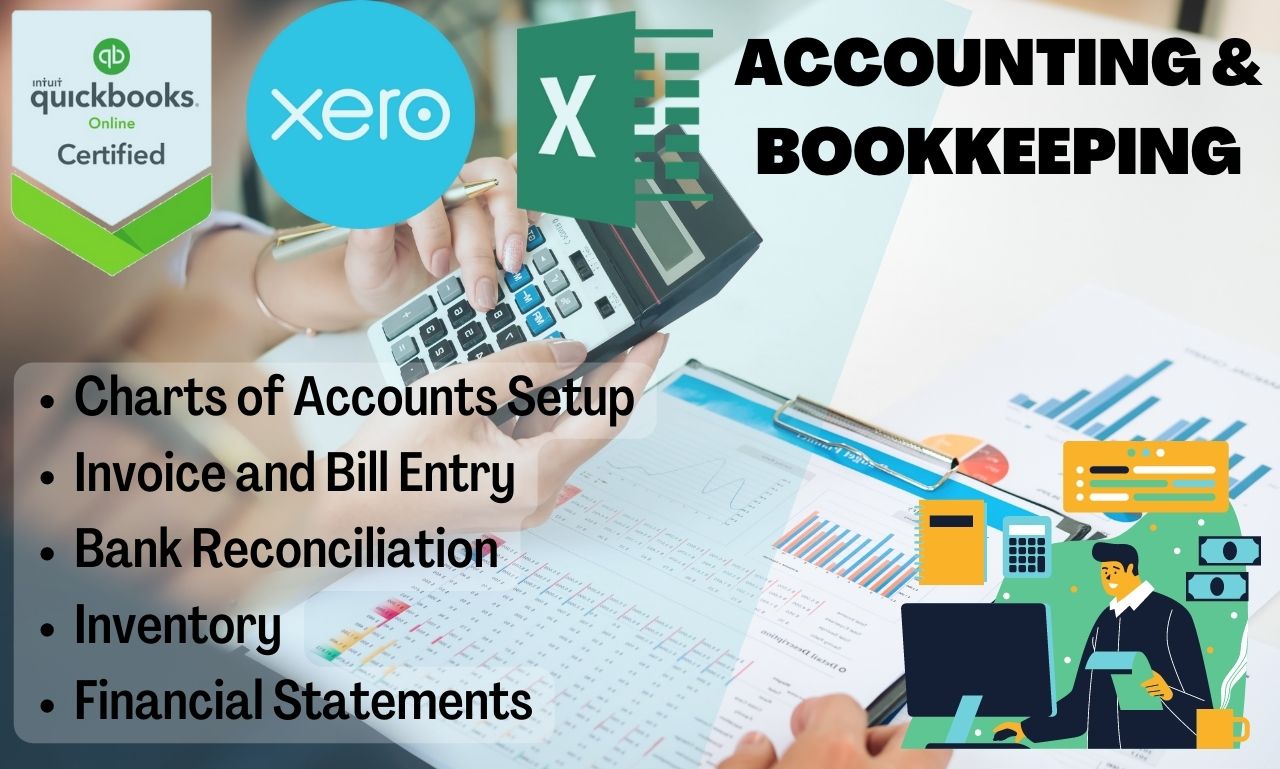 Data Entry, Accountant And Bookkeeper