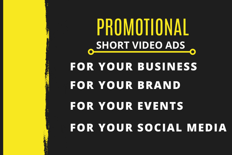 I will create promotional short video ads or short video ad