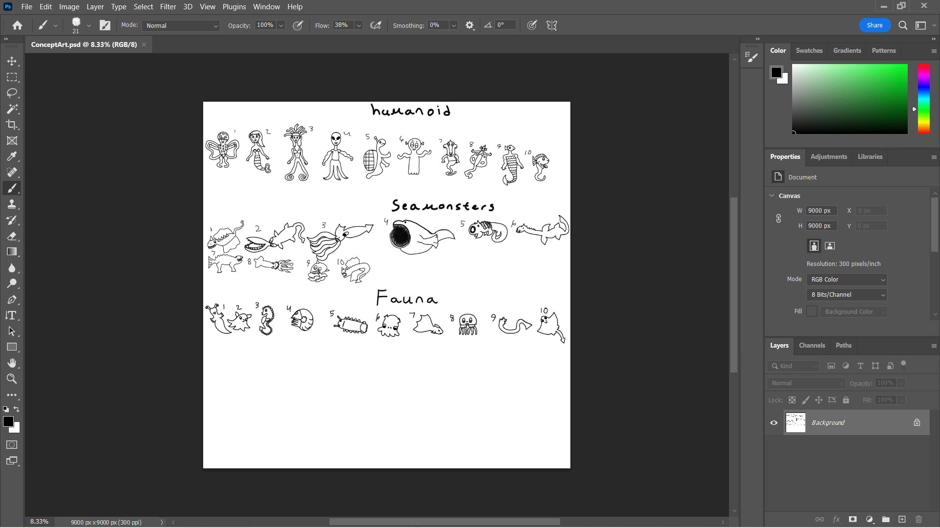 Concept Art Sketch