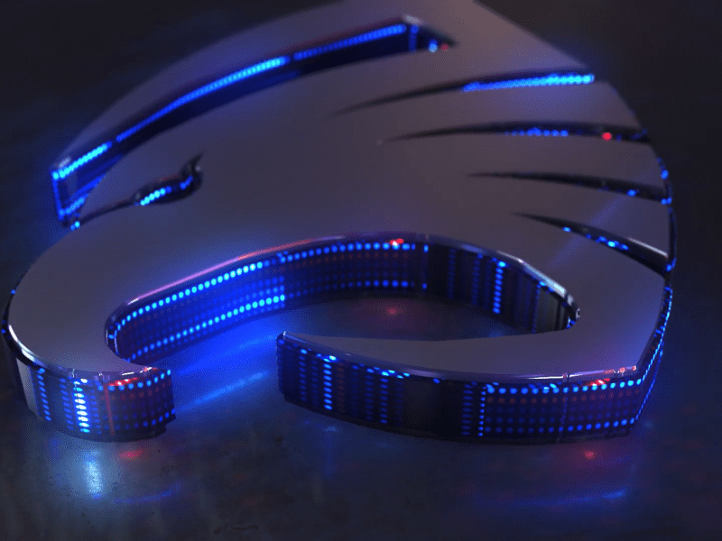 I will make 3D Led Neon Light Logo Animation