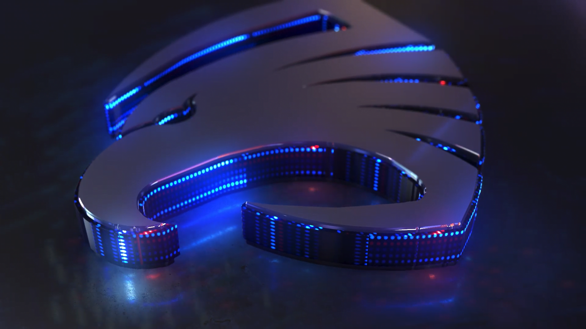 I will make 3D Led Neon Light Logo Animation