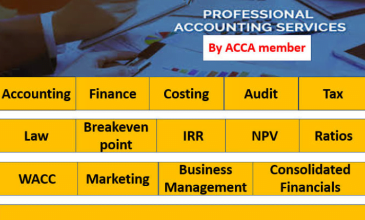 I will help you with accounting and finance assignments