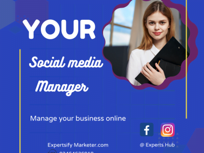 I will be your professional face book and instagram manager