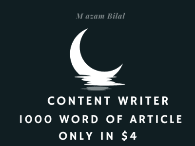 I am content writer.