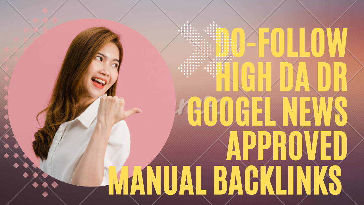 I will do a Guest Post on high DA websites manually.