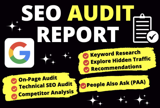 I will provide expert SEO audit report, competitor website analysis and video review