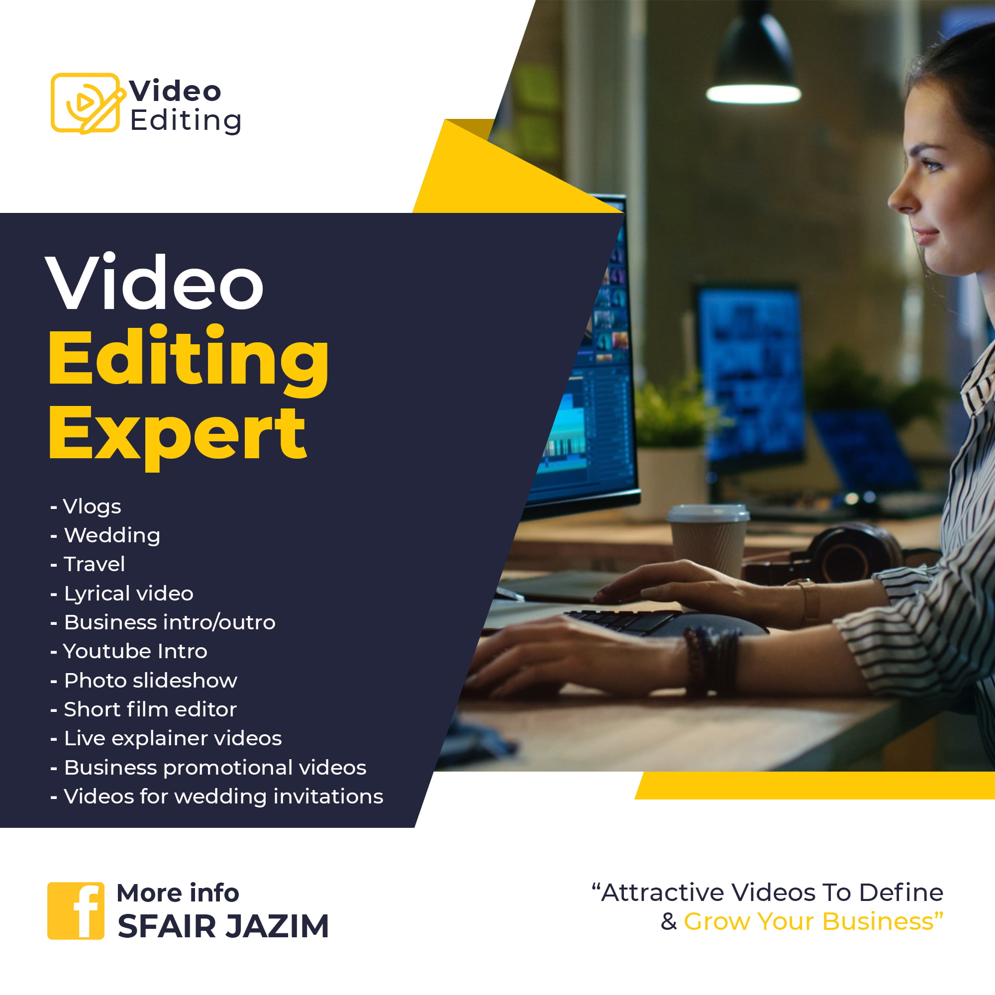 I Will Edit Business Promotional & Call To Action Videos.