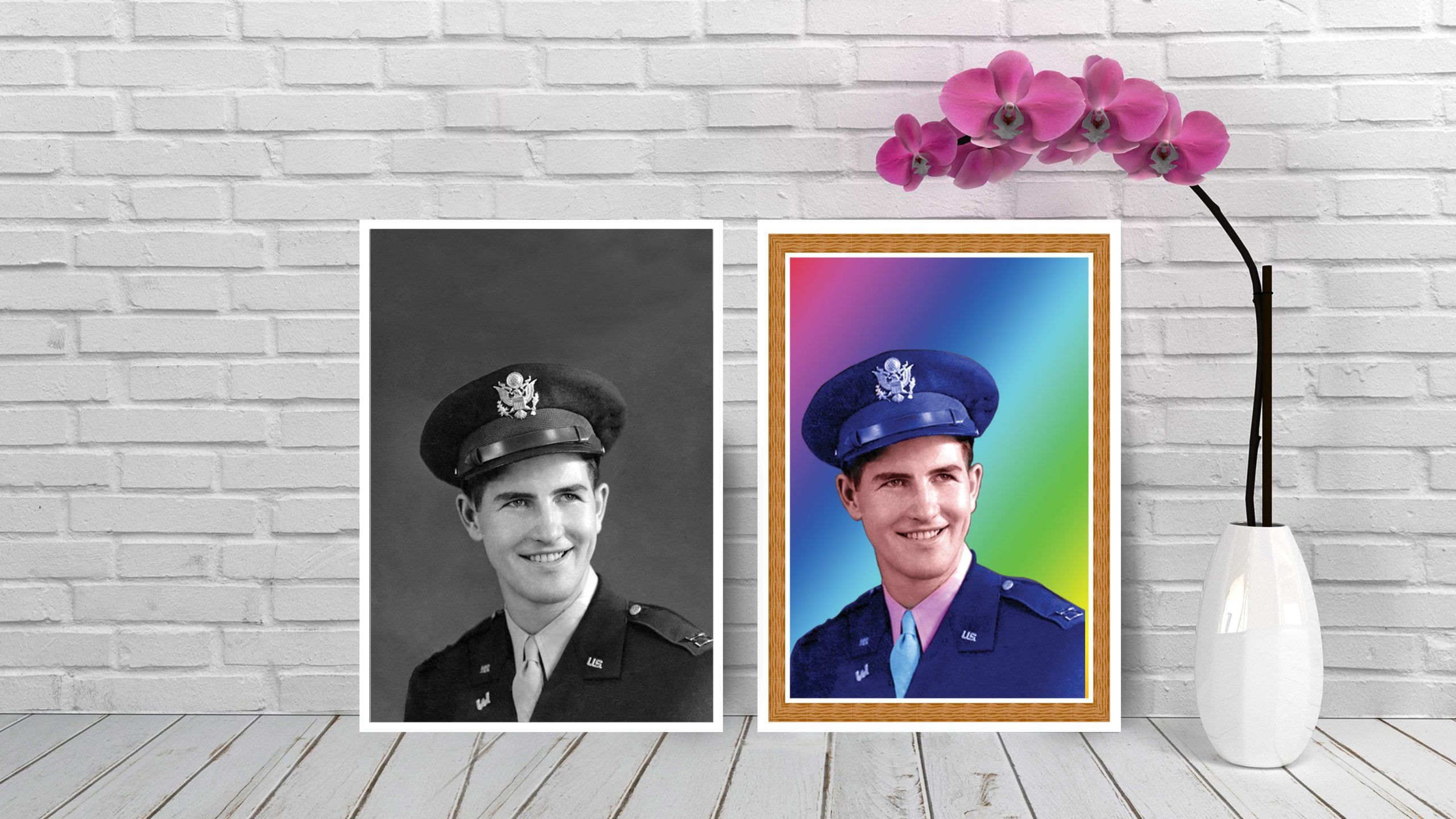 I will repair, fix and colorize old and damaged photo