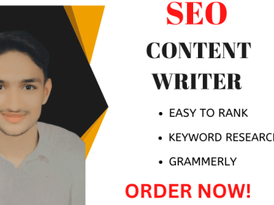 I will do SEO content writer.