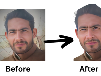 I will convert a low resolution image to high resolution and background remove