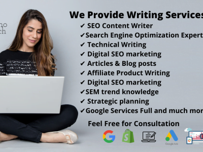 I'll write content for any website and Do SEO