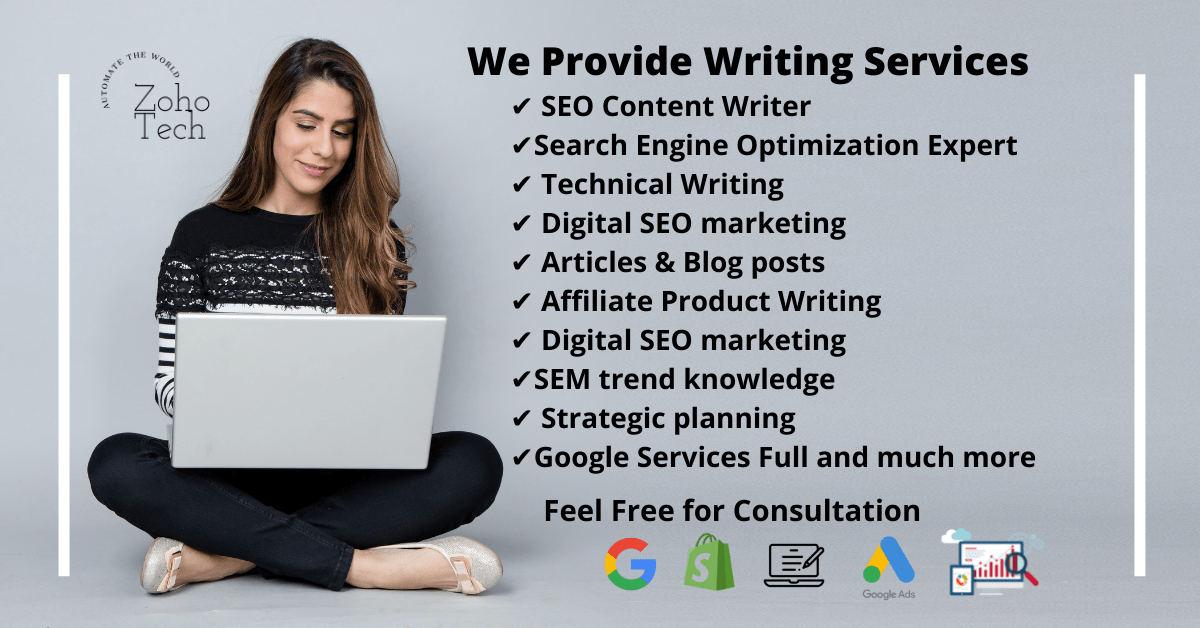 I'll write content for any website and Do SEO