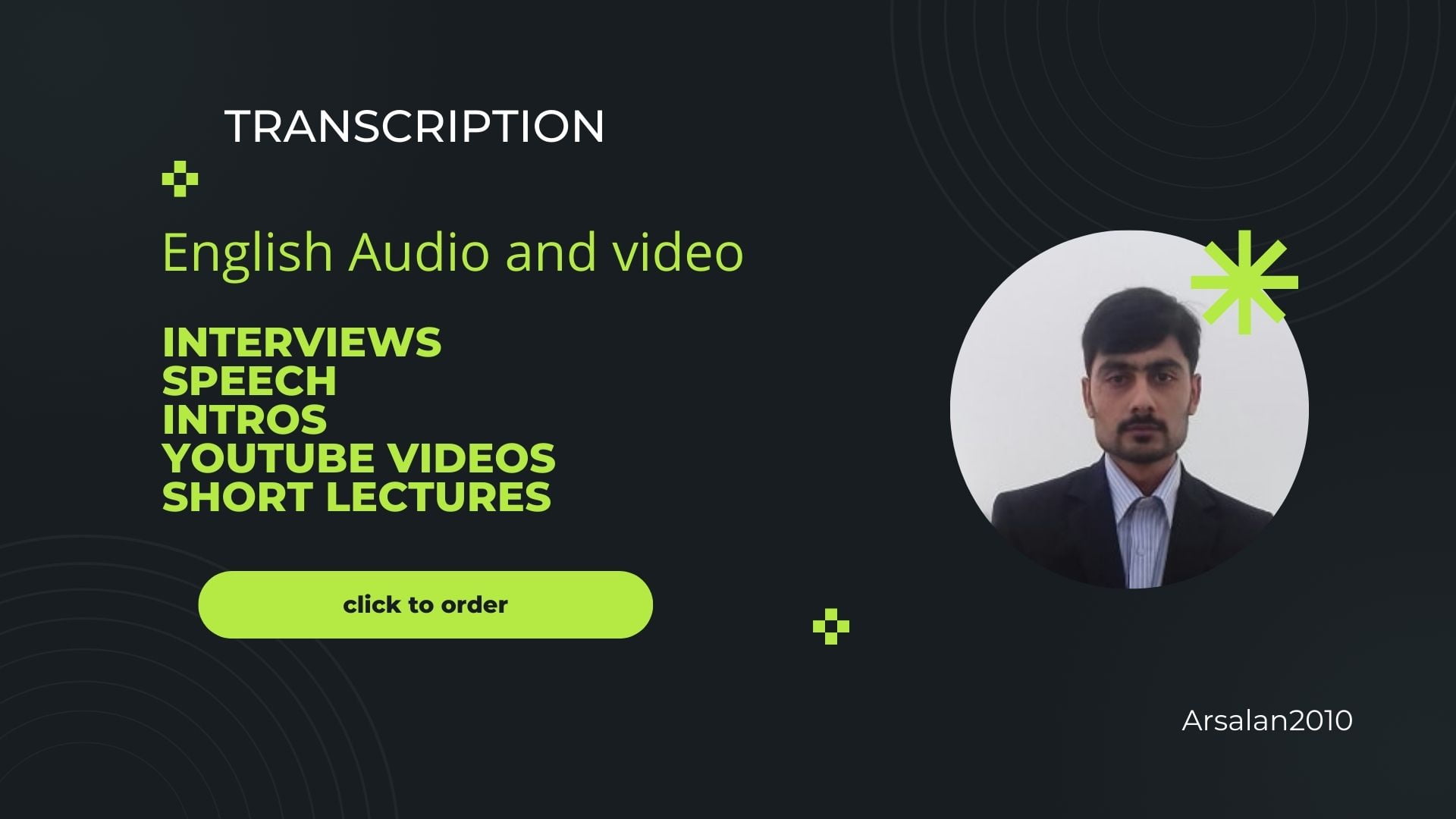 Audio-video transcription
