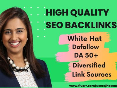 I will high quality dofollow SEO backlinks high da authority white hat link building