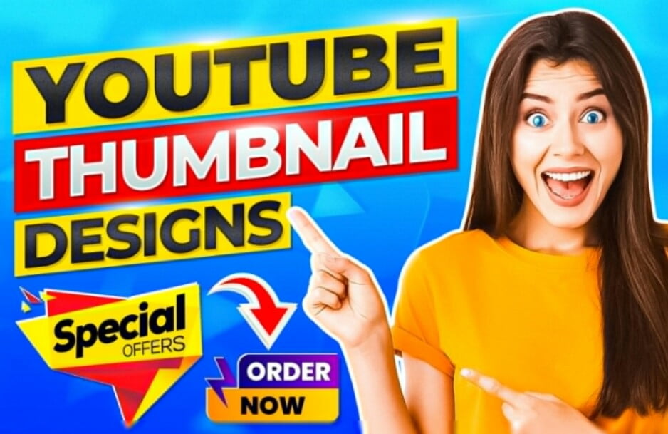 I will create eye catchy youtube thumbnail