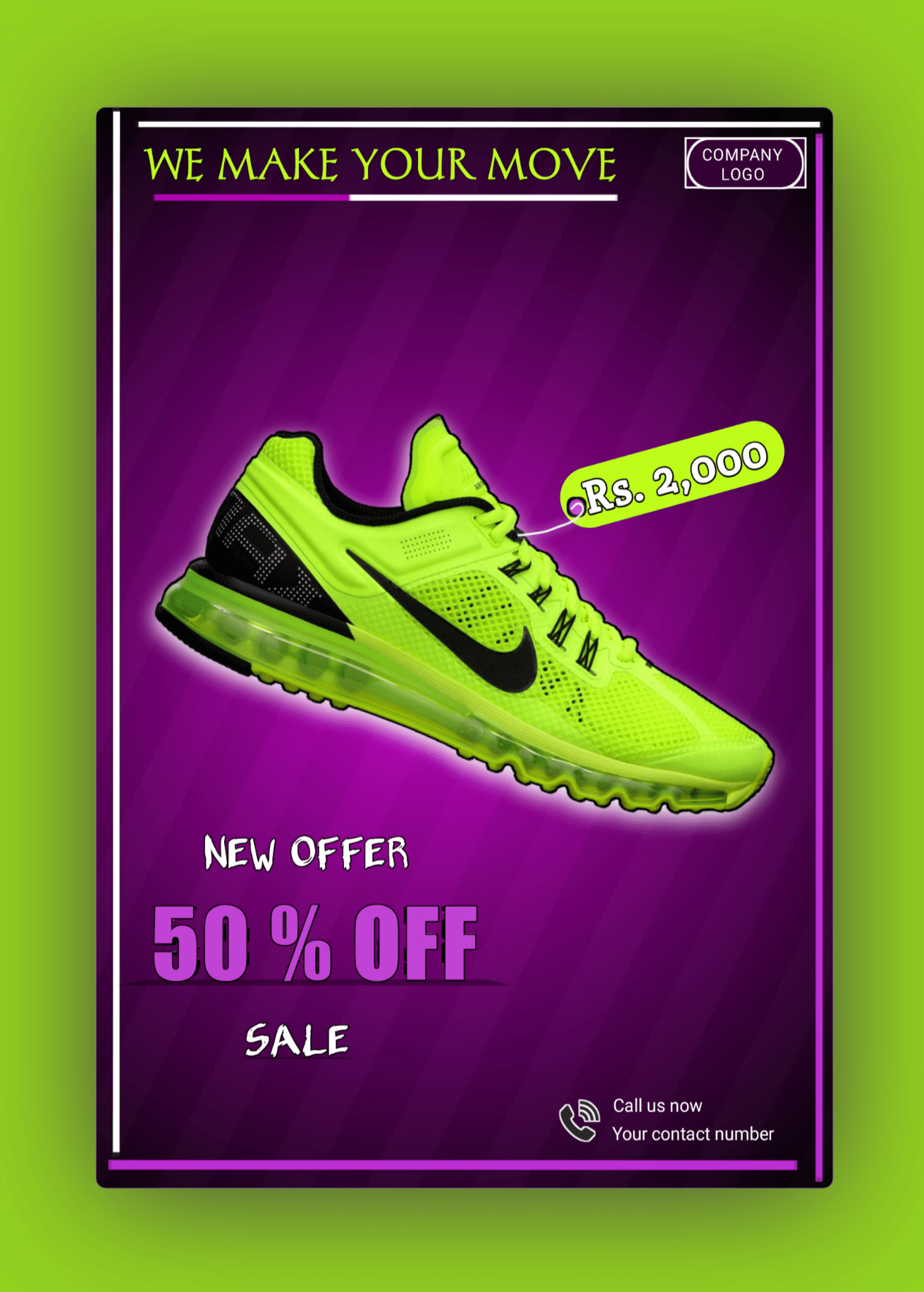 Shoes Flyer For Your Company.