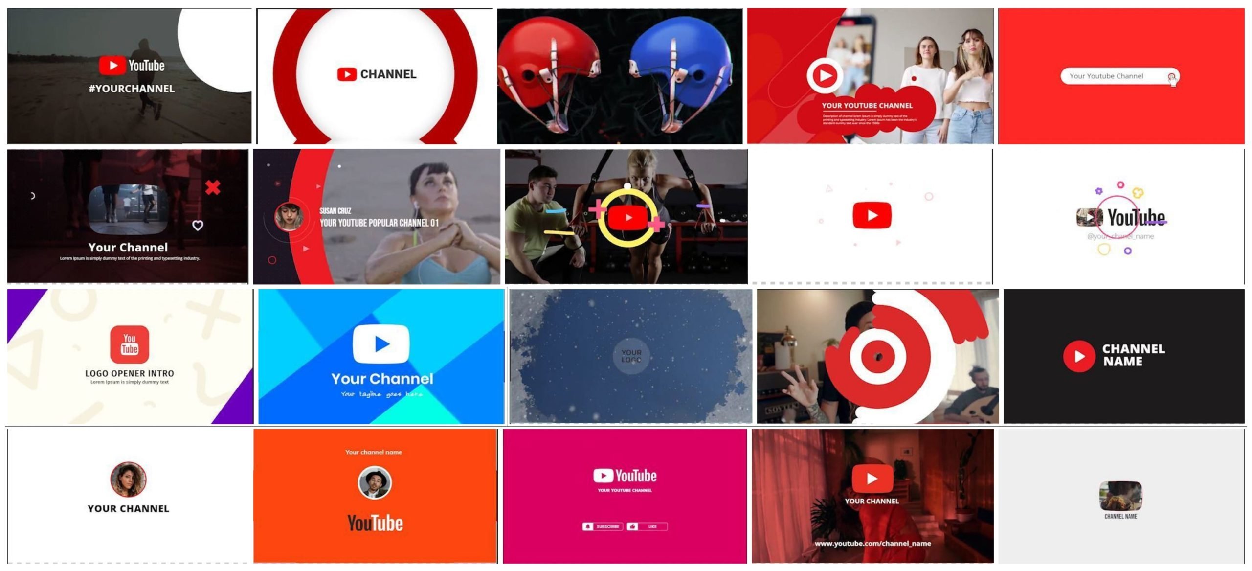 Youtube Channels Intros