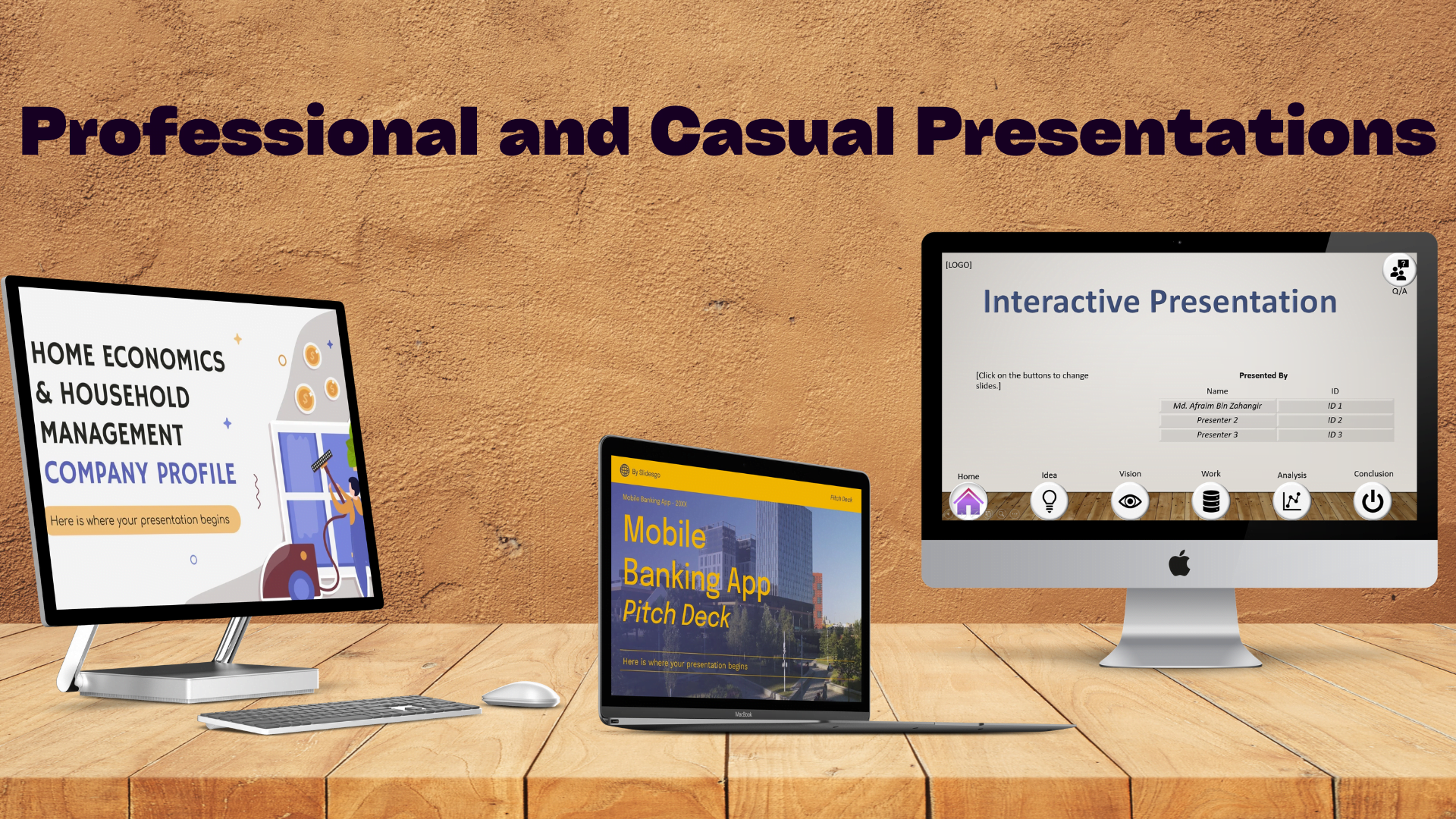 Professional and Causal Presentations