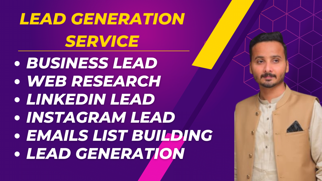 I will do lead generation services, linkedin lead generation