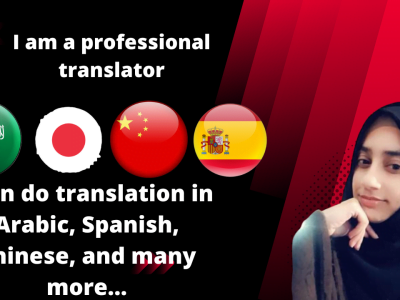 I will translate your text from English to arabic, spanish, chinese and italian
