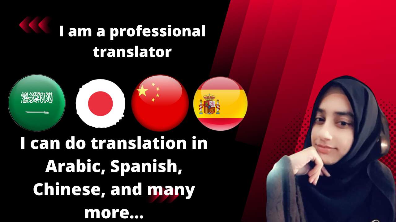 I will translate your text from English to arabic, spanish, chinese and italian
