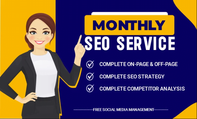 I will provide all in one monthly SEO services