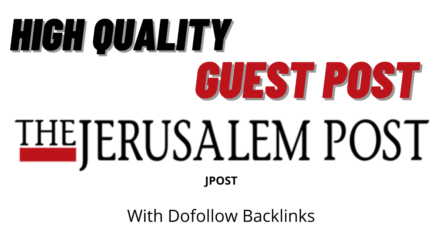 I will do guest post on Jpost.us with dofollow backlinks