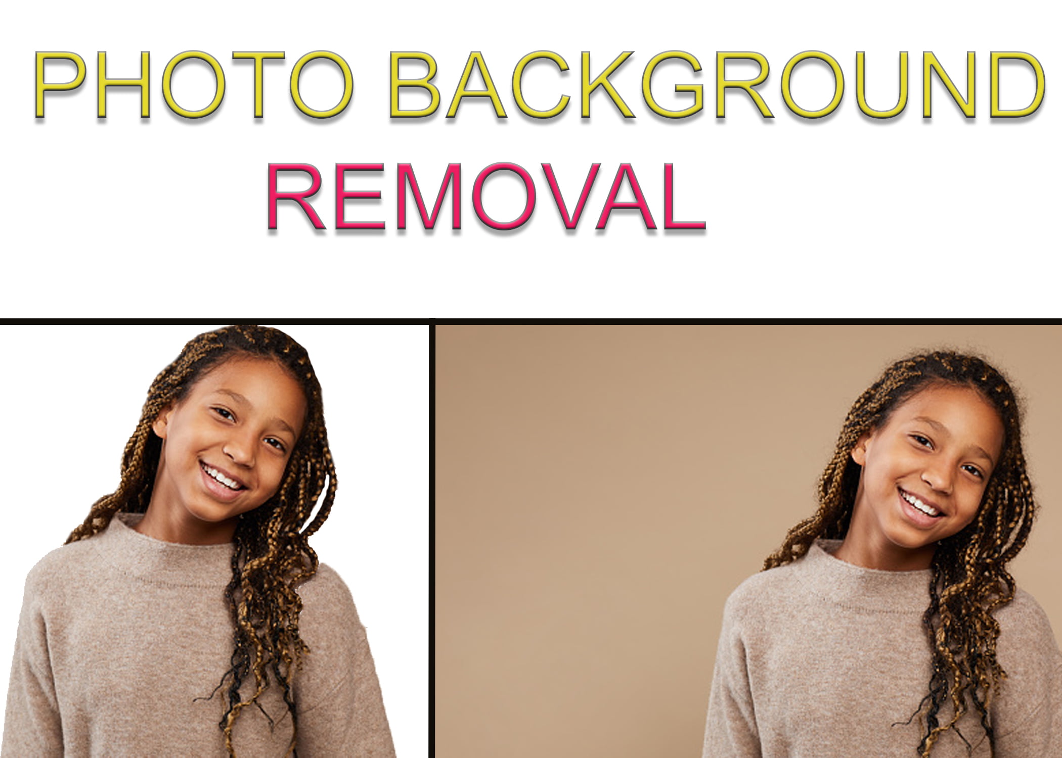 i will create logo and image background removed.