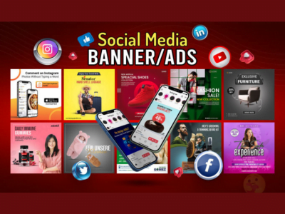 I will design social media posts, stories, thumbnails, banners, posters, and flyers