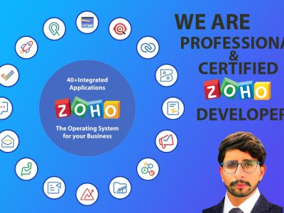 I'll do anything related to zoho One Applications like CRM, Books etc
