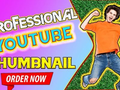 I will create amazing youtube thumbnail design