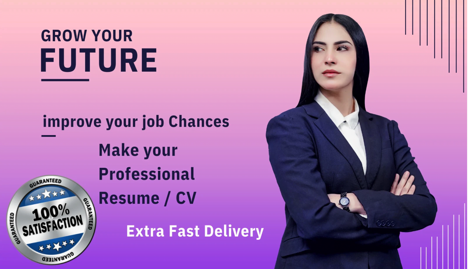 i will create professional CV, resume writing ,CV editing, CV maker