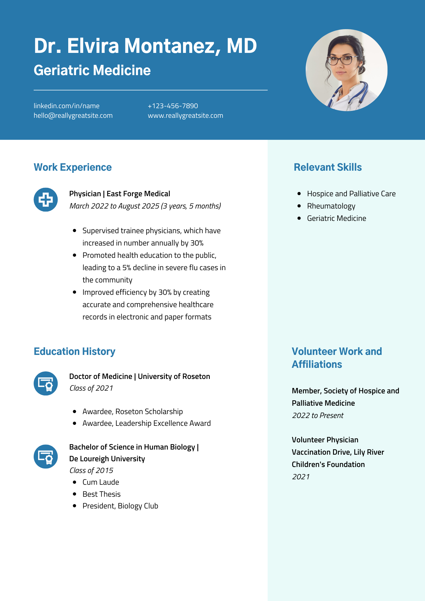 I will make professional and Modern CV for you