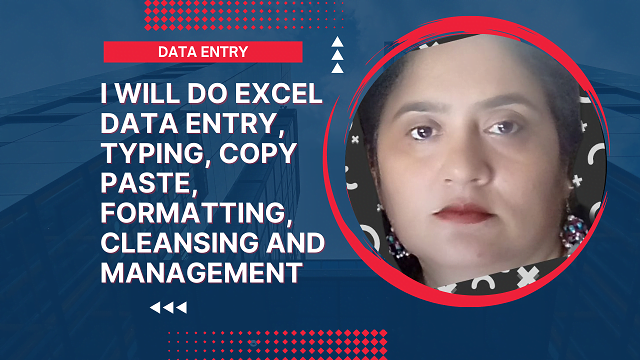 I will do excel data entry, typing, copy paste, formatting, cleansing and management