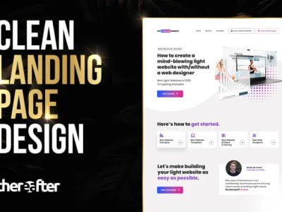 I will create responsive landing page design for $50