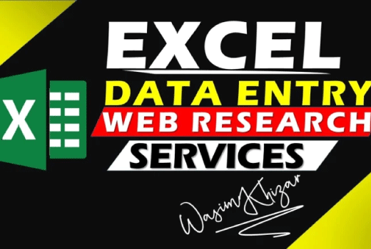 I will do data entry, web scraping, copy paste and excel data entry For $25