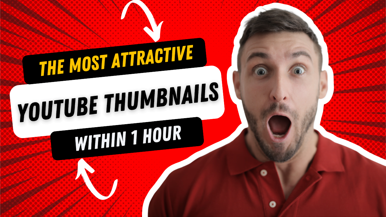 I will design attractive youtube thumbnails within 2 hours