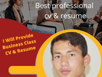 Best professional CV and resume