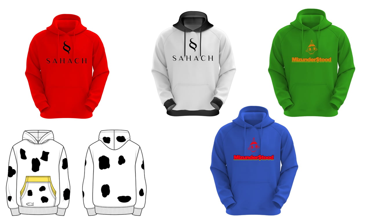 Mockup Design Hoodie, Trouser, Sweatshirt