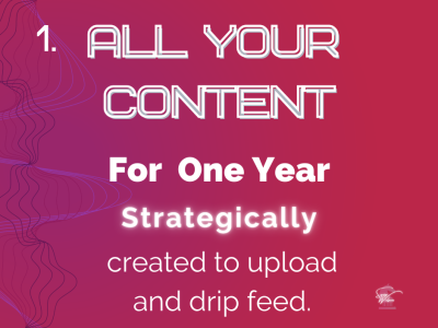 Content for 1 Year Completed in 4 Months With Strategy