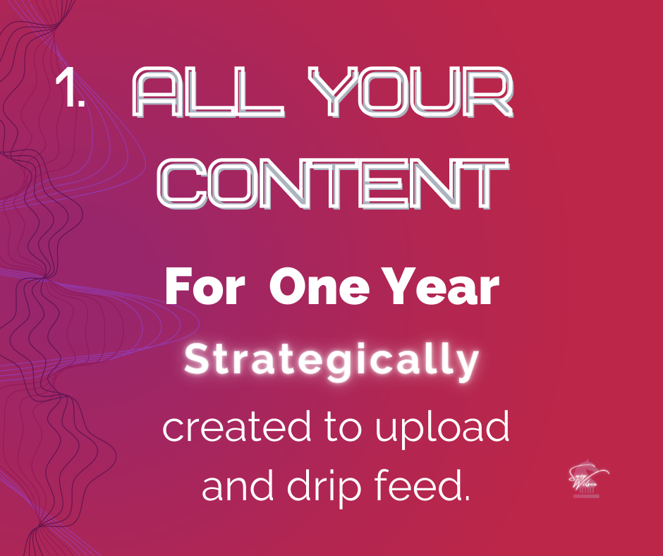 Content for 1 Year Completed in 4 Months With Strategy