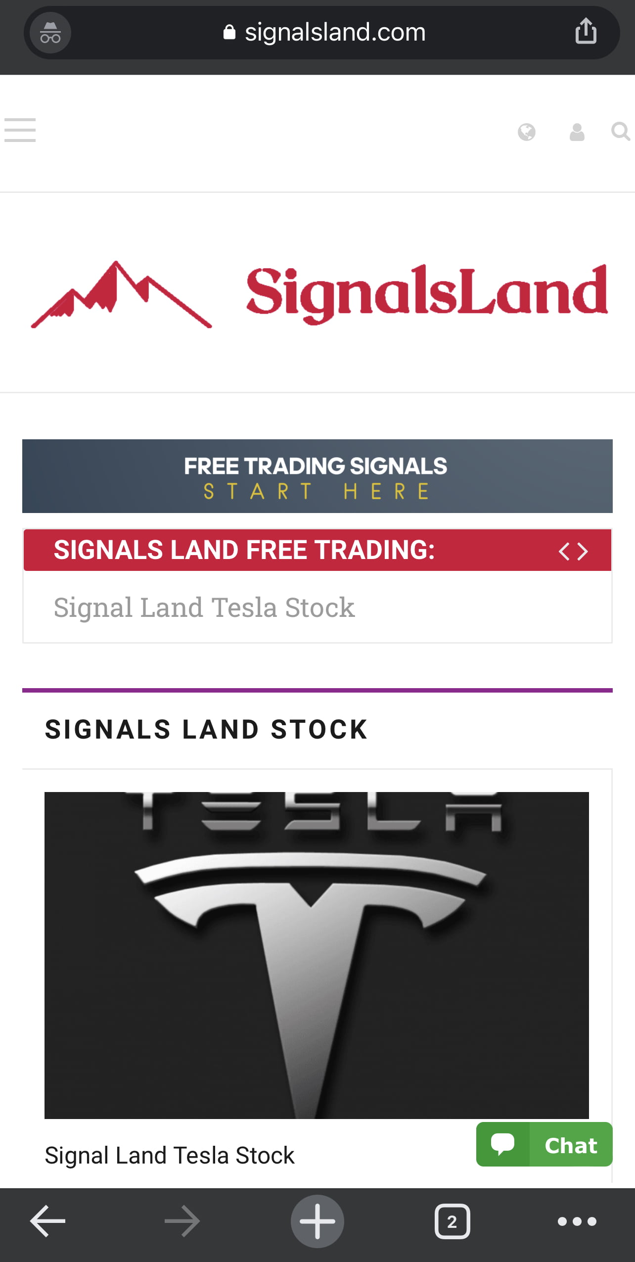 $10 Article publication SignalsLand.com