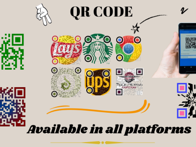 I will create professional qr code design with your logo. Innovative and Creative mind Graphic Designer